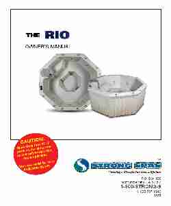 Strong Pools and Spas Hot Tub Rotational Molded resin whirlpool spa-page_pdf